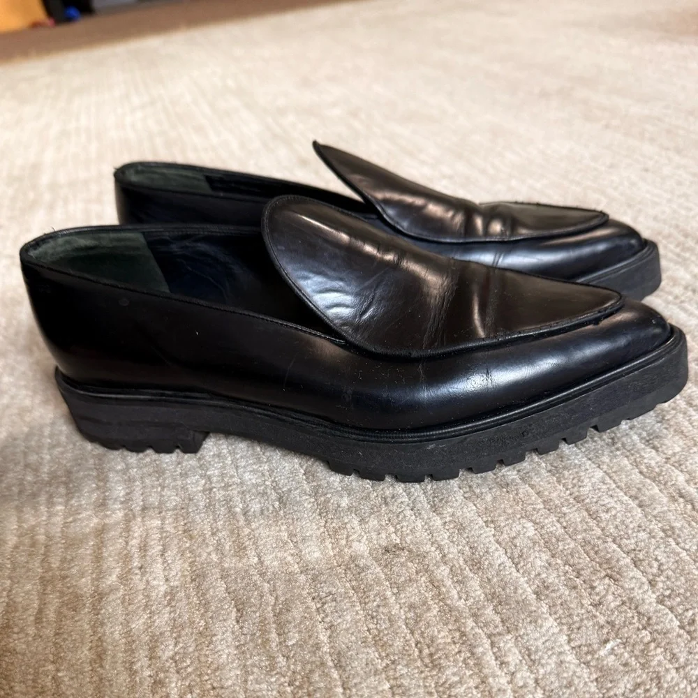 PROENZA SCHOULER Pointy Toe Loafer in Black Size 38